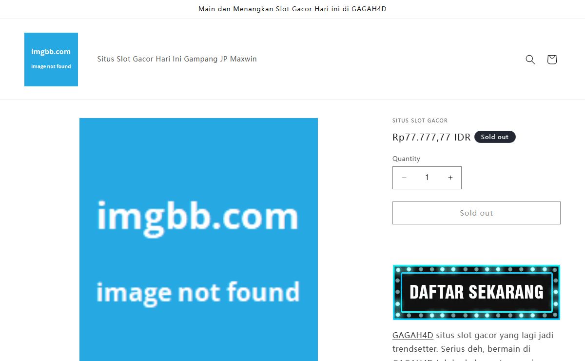GAGAH4D - Daftar Situs Slot Gacor Online Hari Ini Terbukti Maxwin