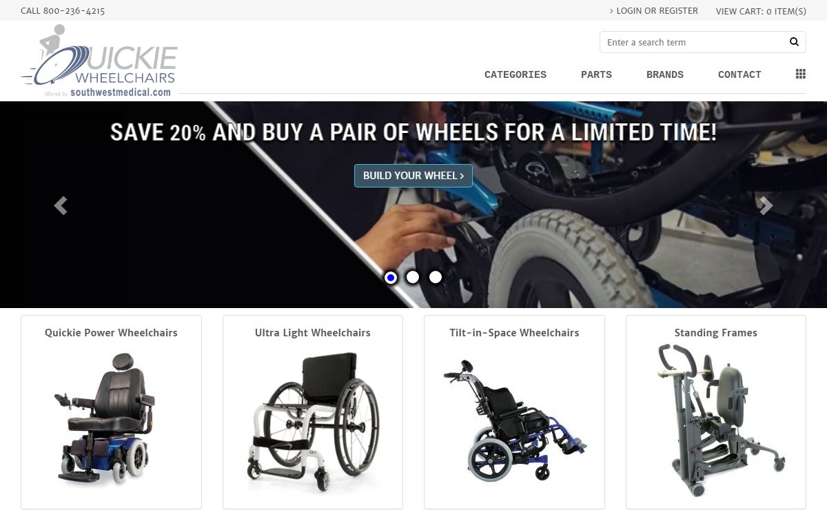 Quickie Wheelchair | Wheelchairs, Cushions, Accessories & Parts Store - Quickie-Wheelchairs.com