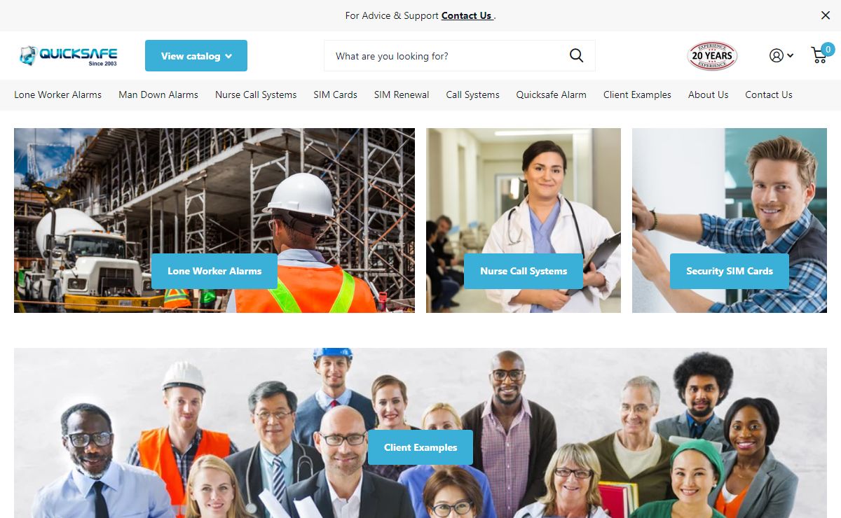 Lone Worker Alarms, Nurse Call Systems & SIM Cards. Quicksafe Security | Quicksafe Security