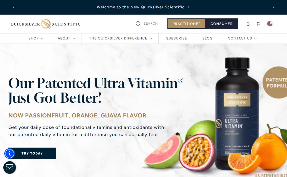 Liposomal Vitamins + Detox Supplements - Quicksilver Scientific