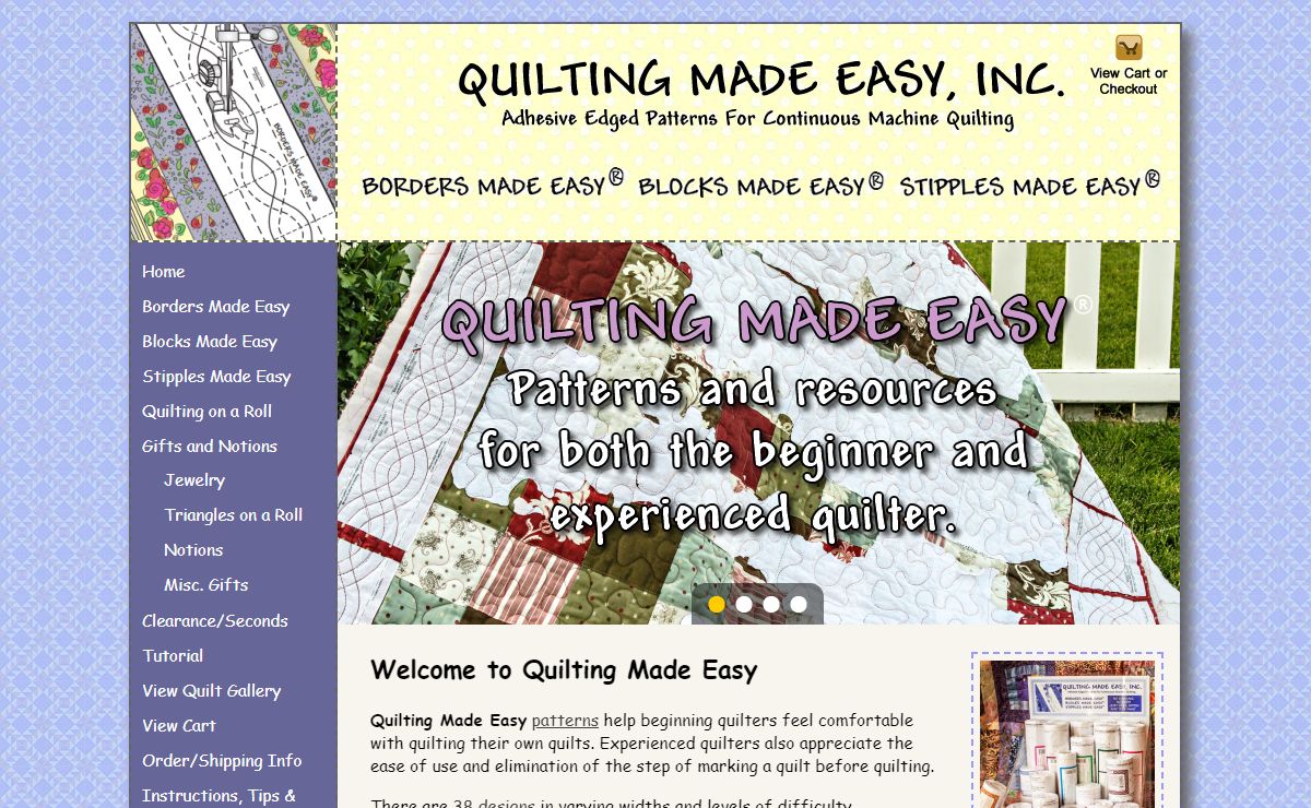 Quilting Made Easy - Quilting Designs, Borders, Stipples & Gifts