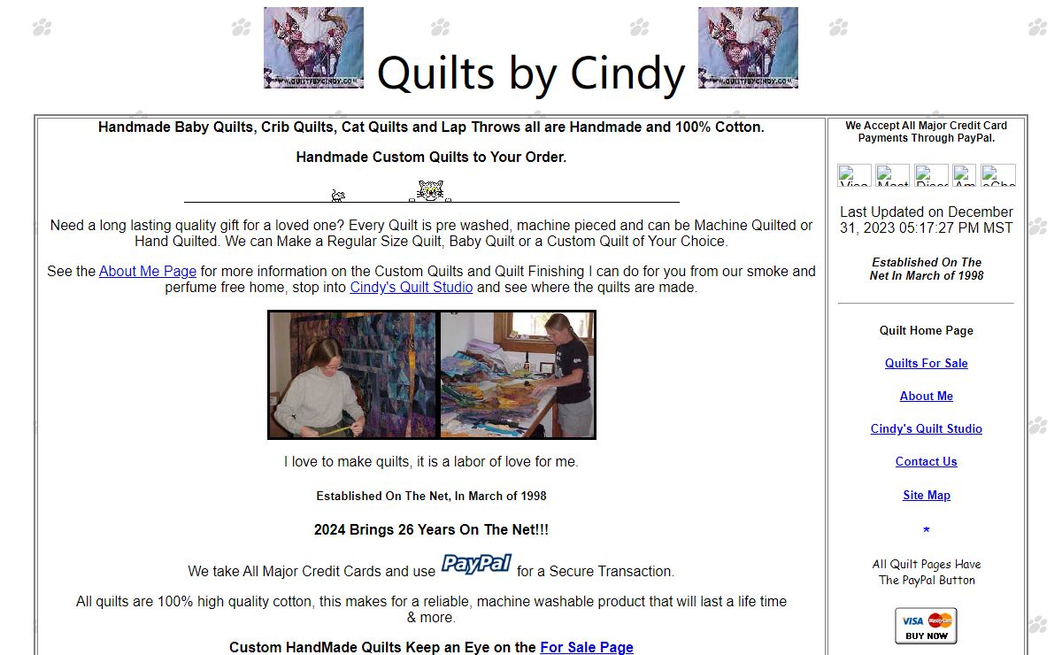 Handmade Baby Quilts Cat Quilts Custom Quilts by Cindy