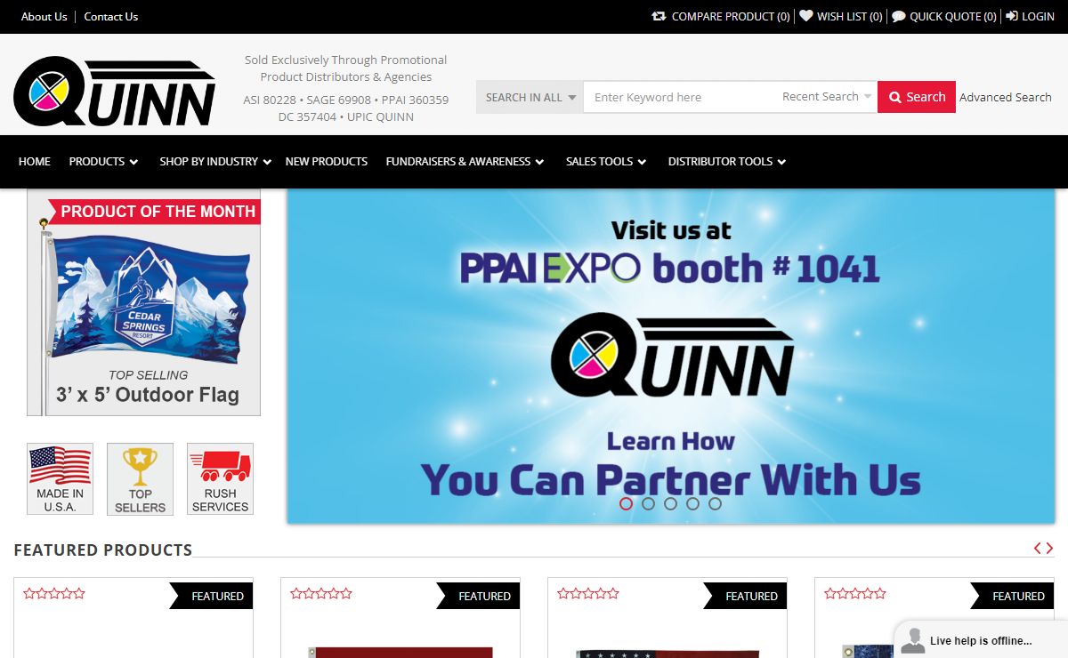Quinn Flags – Promotional Flag, Banners & Trade Show Displays!