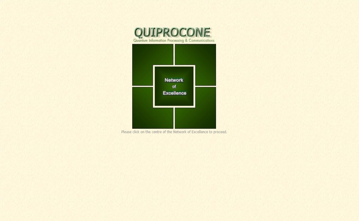 Quiprocone Web Site