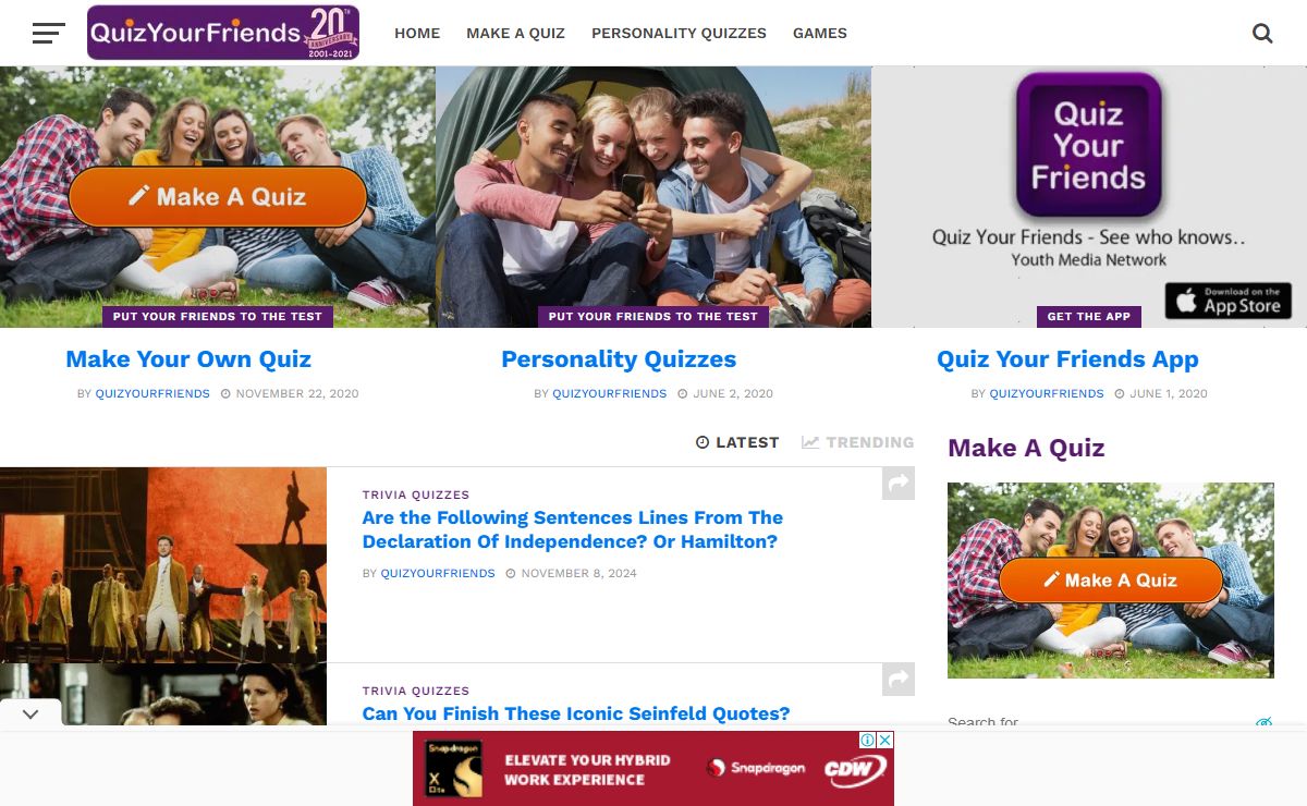 Quiz Your Friends
