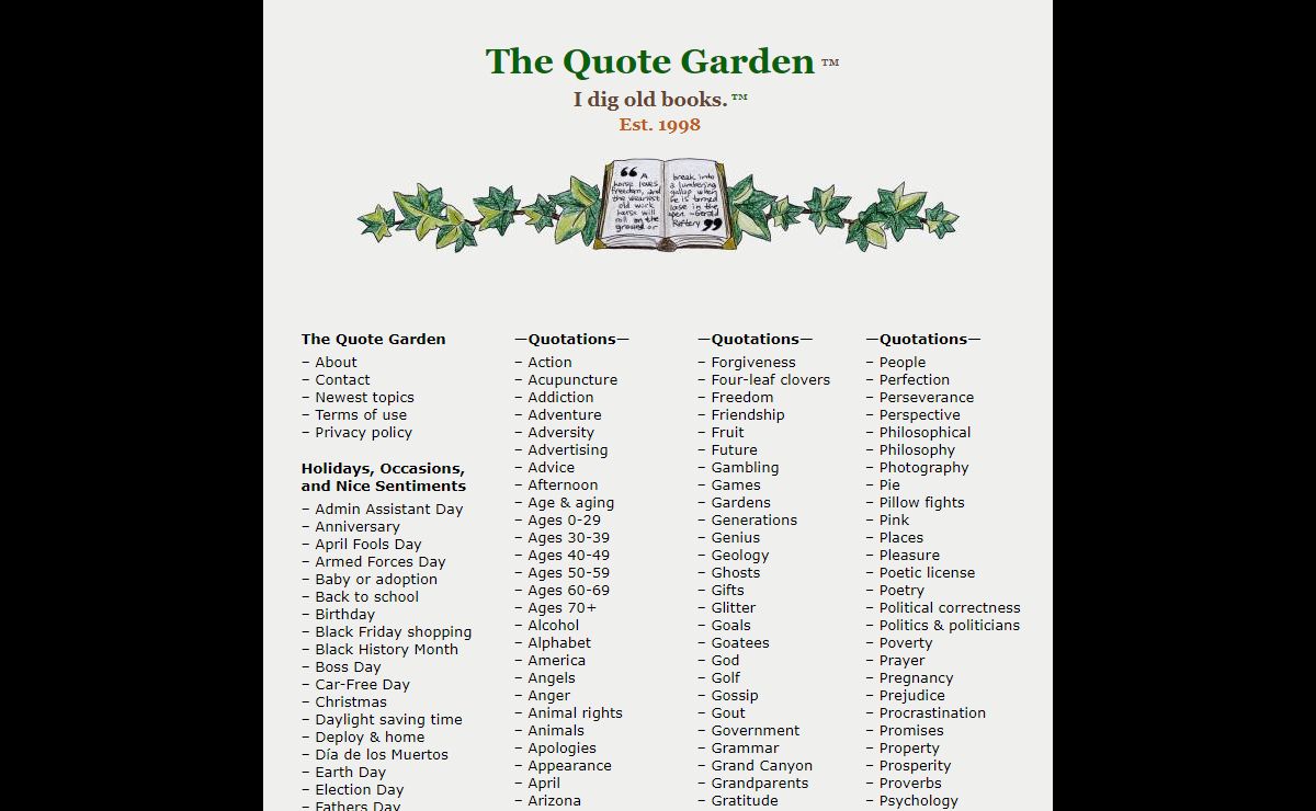 The Quote Garden