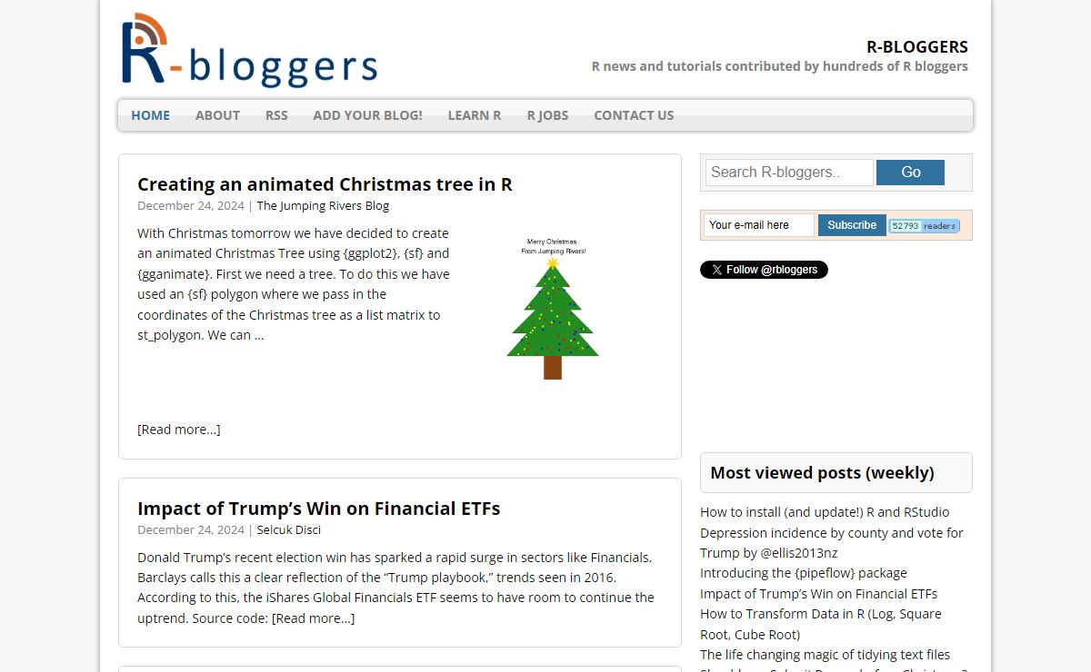 R-bloggers
