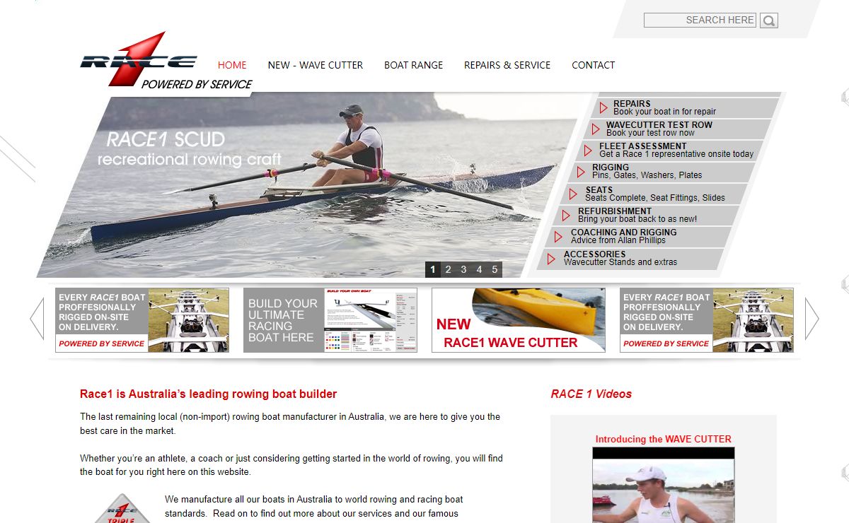 Race1 is Australia’s leading rowing boat builder | race1.com.au
