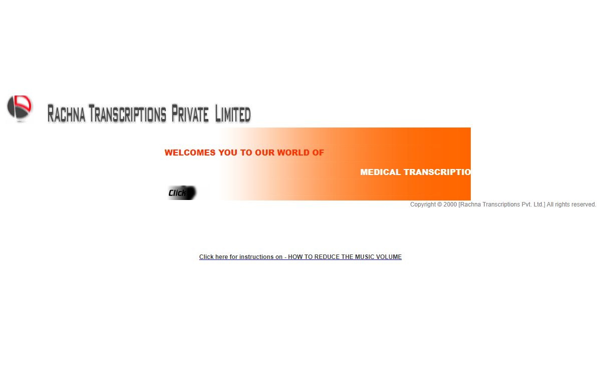 Rachna Transcriptions - Medical Transcription - India