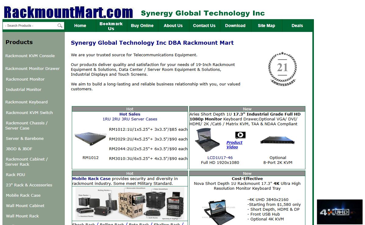 Rackmount Mart - Your trusted source for Telecommunications Equipment & Solutions
