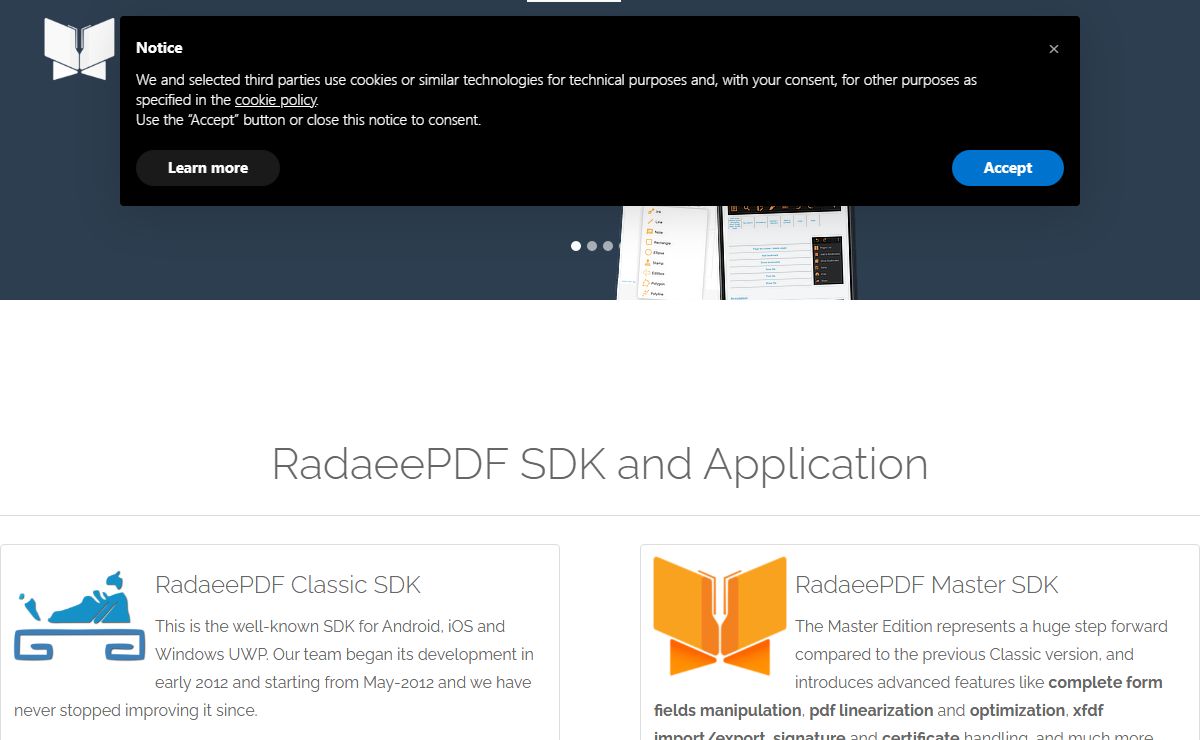 RadaeePDF SDK - Android, iOS, Windows PDF rendering library