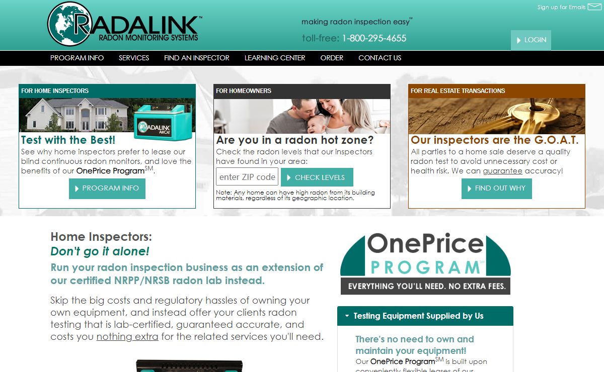 Radalink Radon Monitors