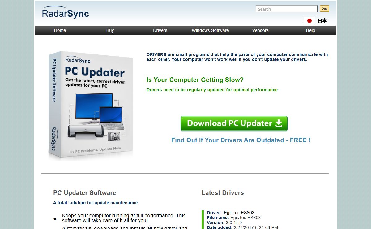 Drivers Update Software by RadarSync