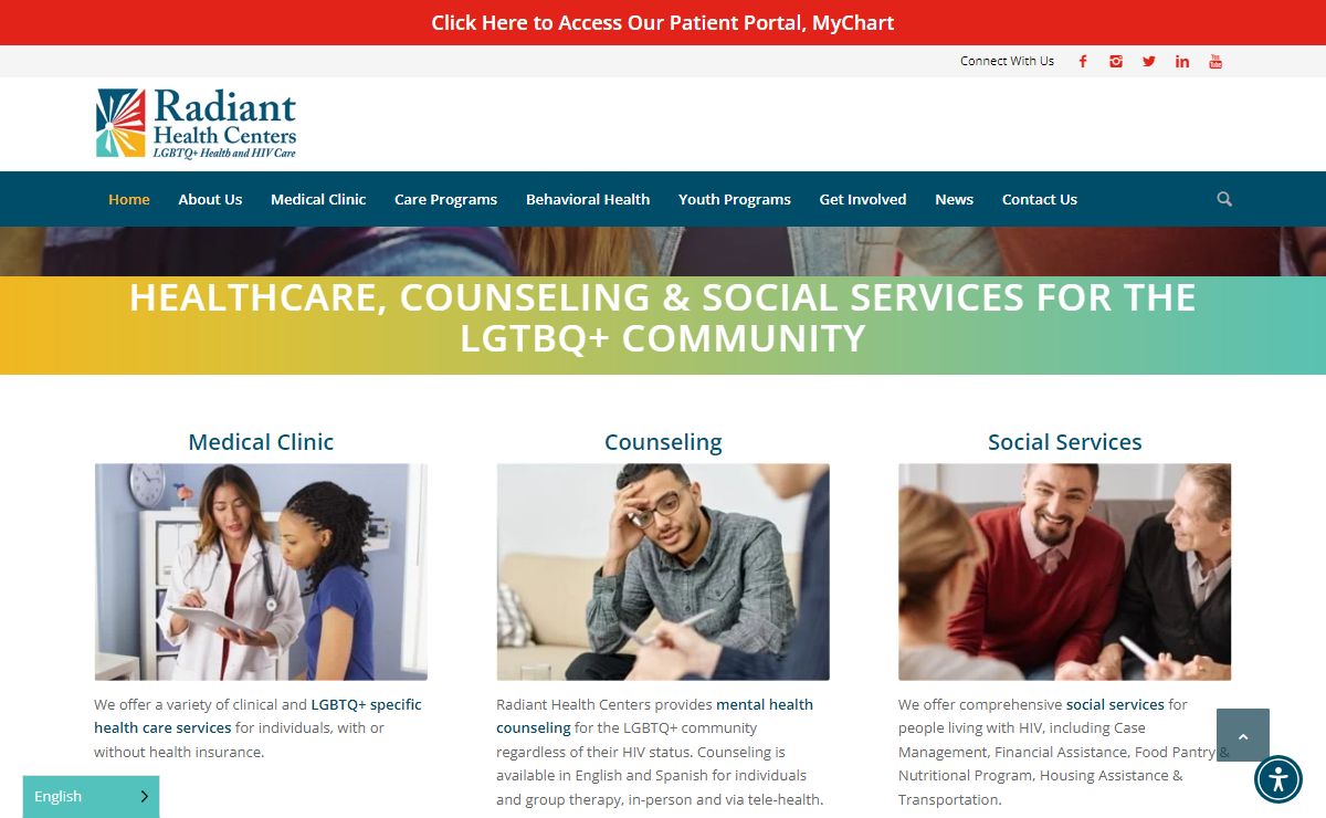 Orange County LGBTQ+ Health, Counseling and Social Services | Radiant Health Centers