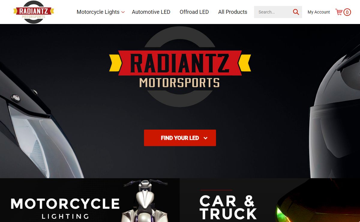 Motorcycle LED Lighting by Radiantz Motorsports