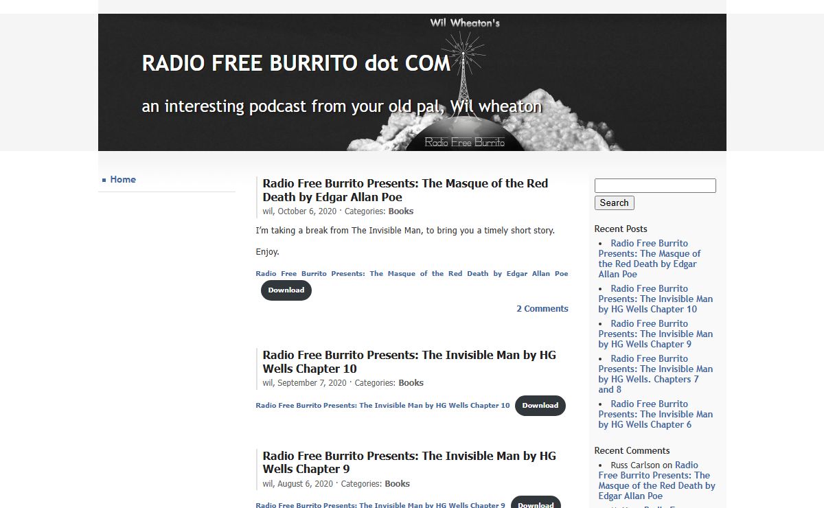 RADIO FREE BURRITO dot COM