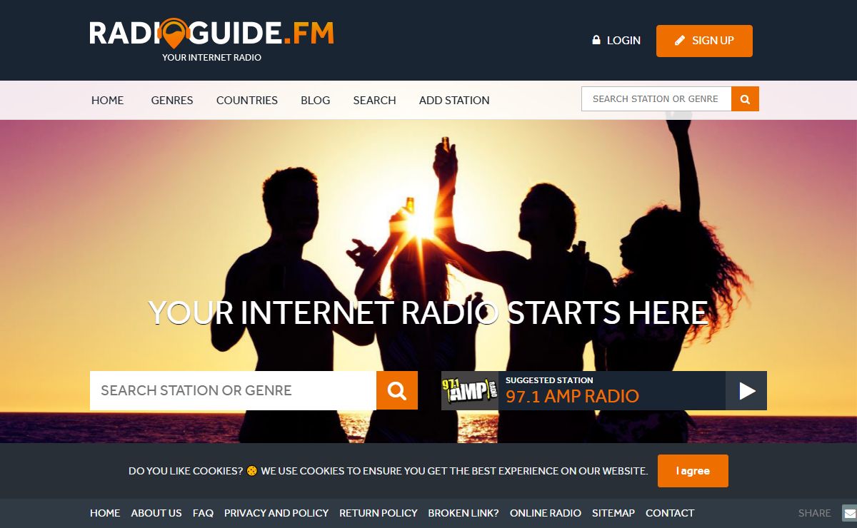 Internet radio | Listen to online radio stations | Radioguide.FM