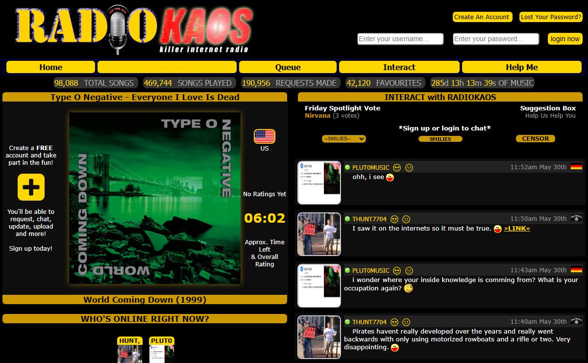 radioKAOS - killer internet radio