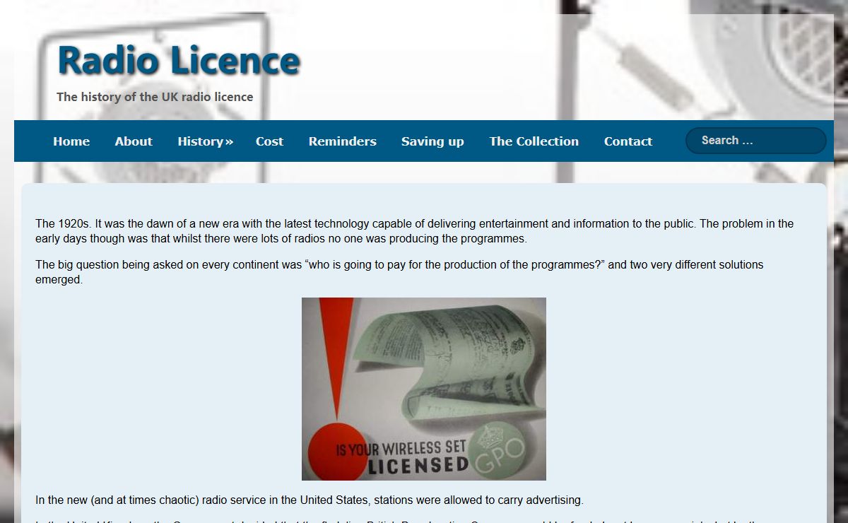 Radio Licence