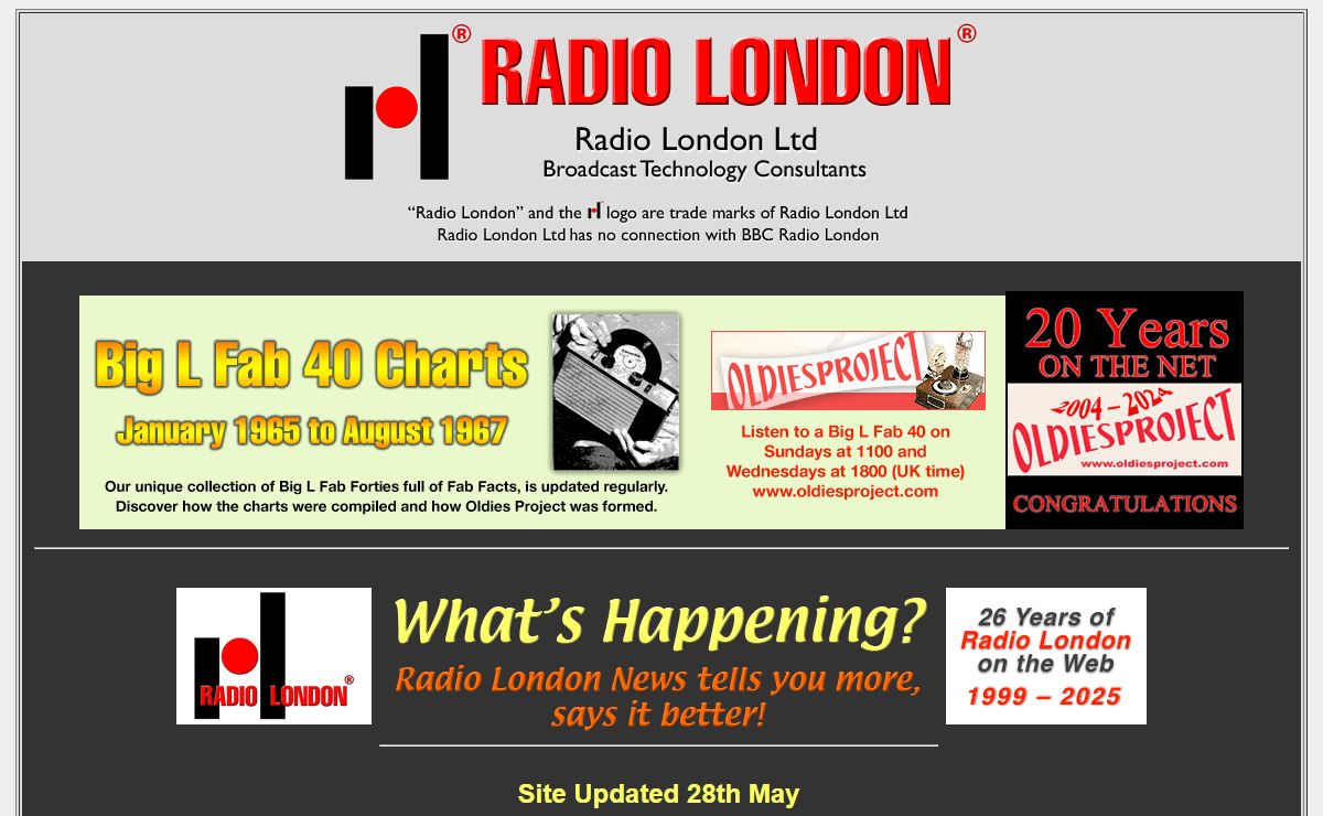 Radio London – Big L Fab 40 – Radio London Ltd