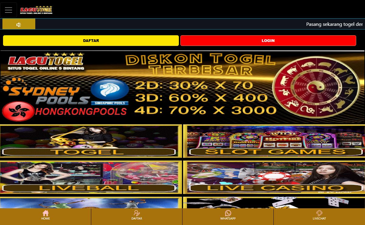 Situs Togel Deposit Pulsa Resmi Dan Togel Deposit Dana Terpercaya Di Indonesia
