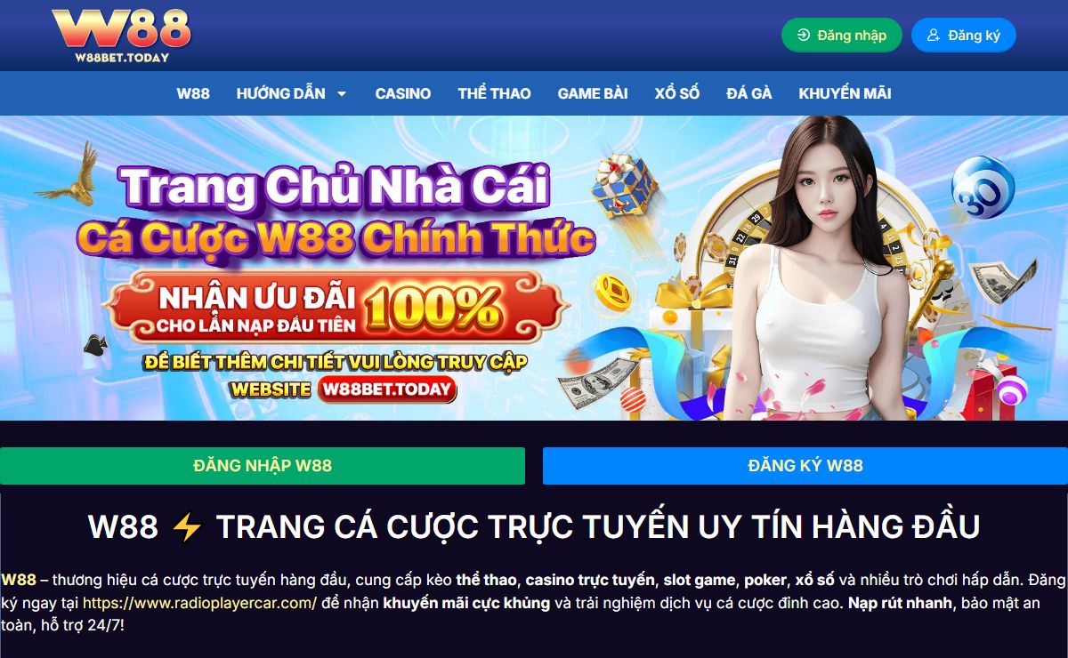 W88 ⭐️ W88BET - Link Truy Cập Trang Chủ Chính Thức【2025】