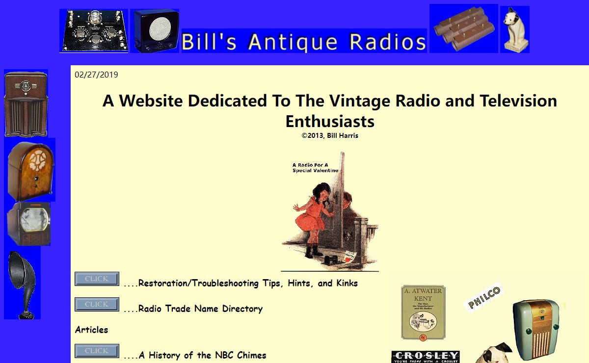 Bill's Antique Radios