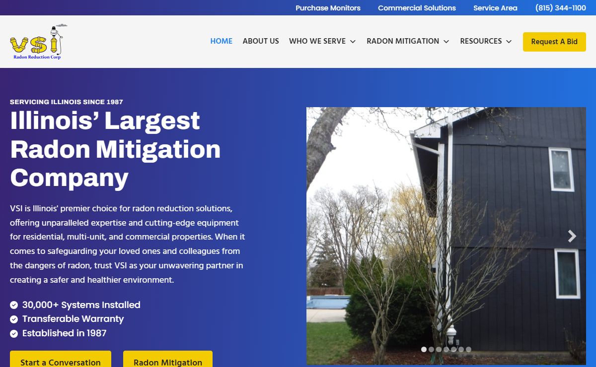 Welcome to VSI Radon Reduction Corp. | Your Trusted Radon Mitigation Experts
