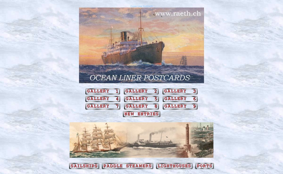 Ocean Liner Postcards