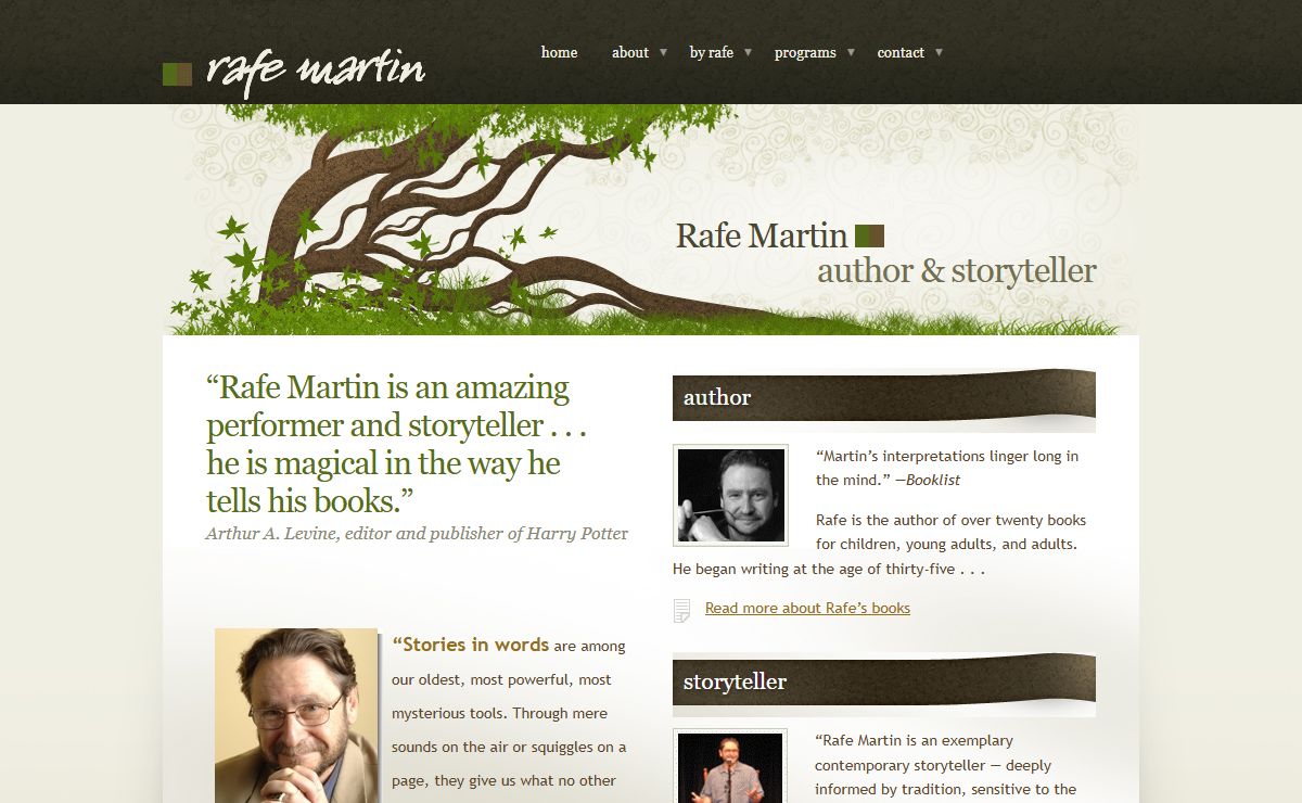 Rafe Martin Author & Storyteller