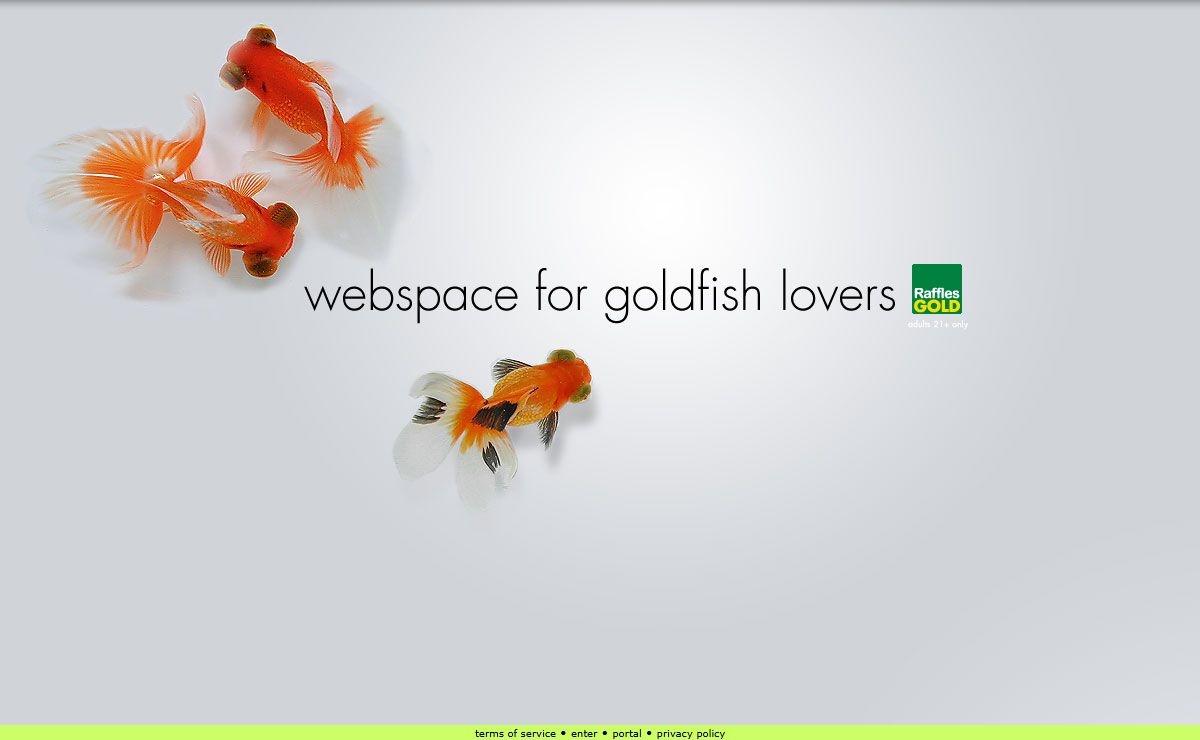 RafflesGold Forums - Web Space for Goldfish Lovers
