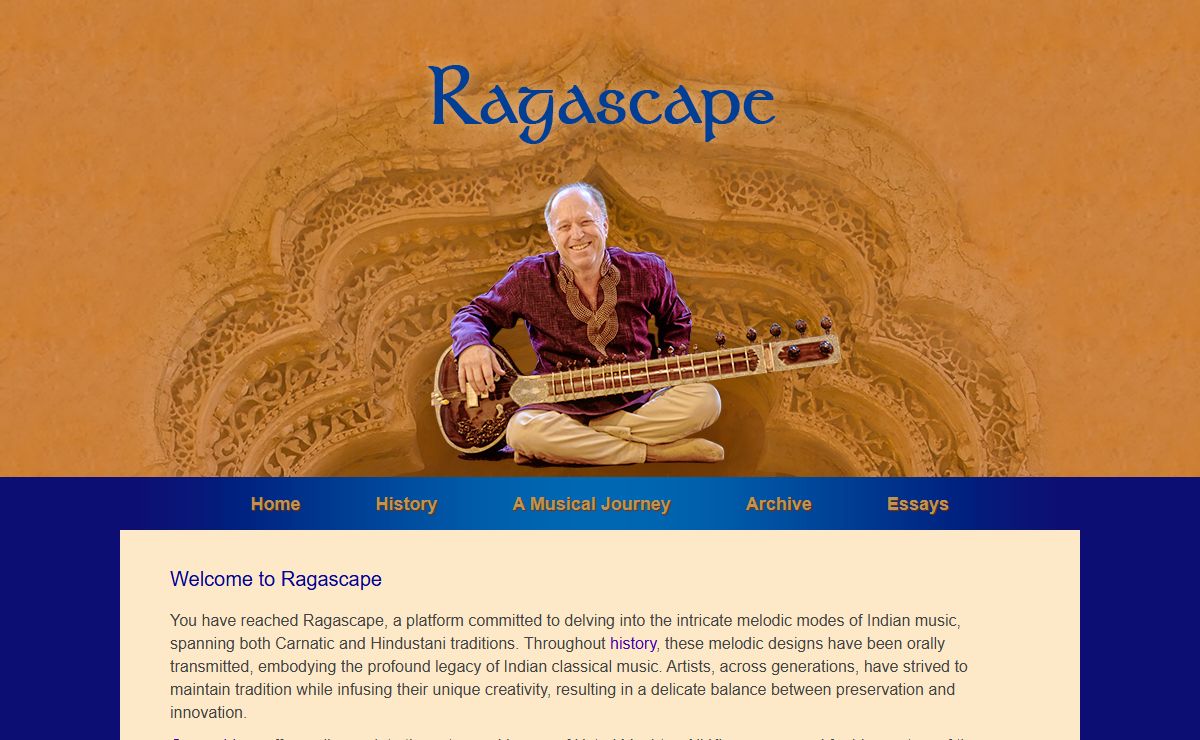 Ragascape - Music of India - Steven Landsberg