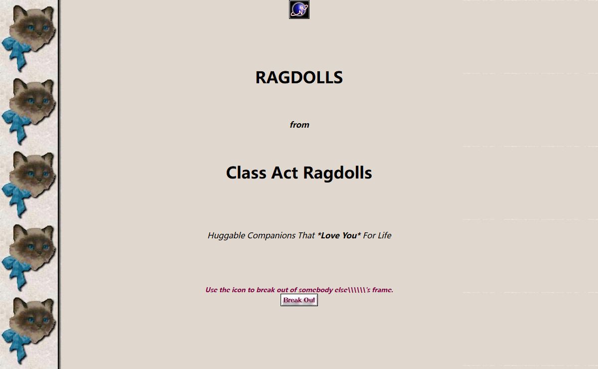 Ragdolls from Class Act