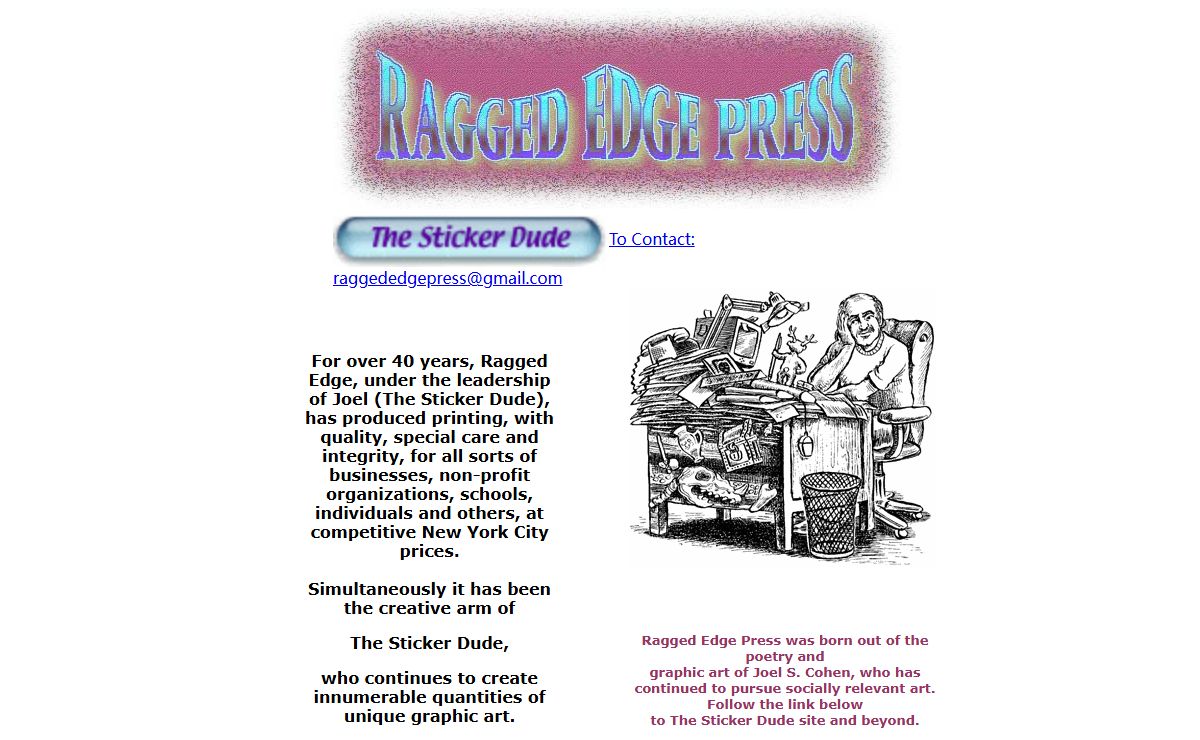 Ragged Edge Press — Home