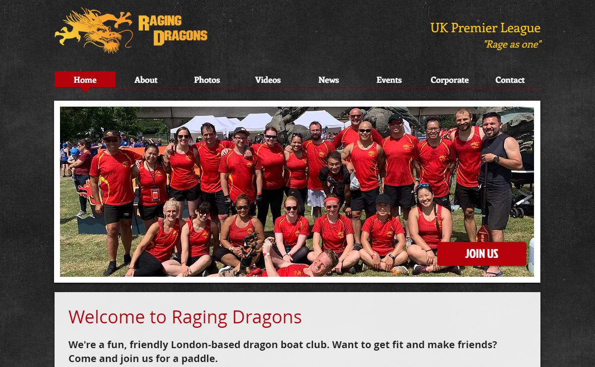 Raging Dragons Dragon Boat Club – London, UK