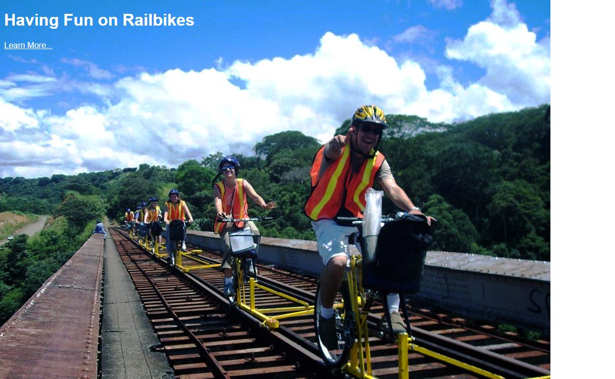 Railbike Tours in Costa Rica