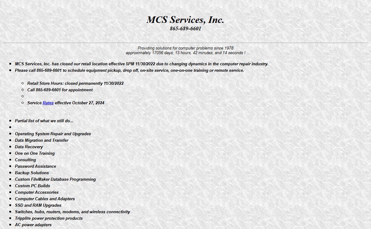 MCS Services, Inc.