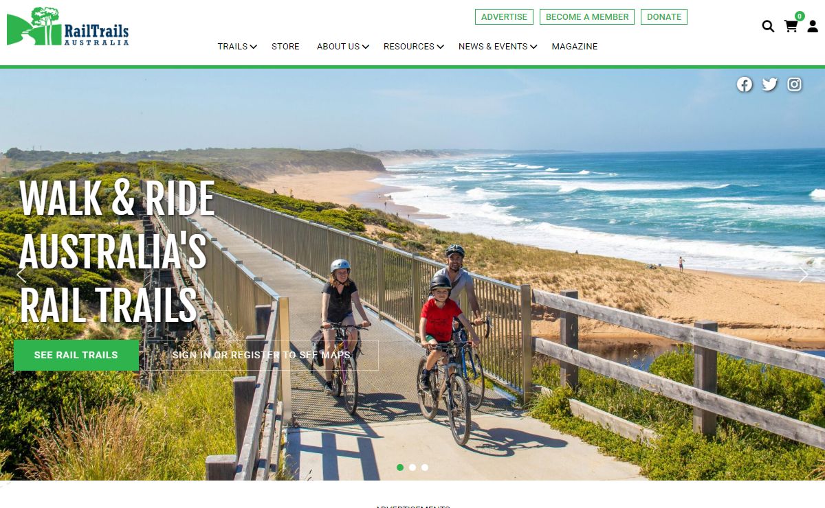 Rail Trails Australia – Walk, cycle or ride Australia's wonderful rail trails