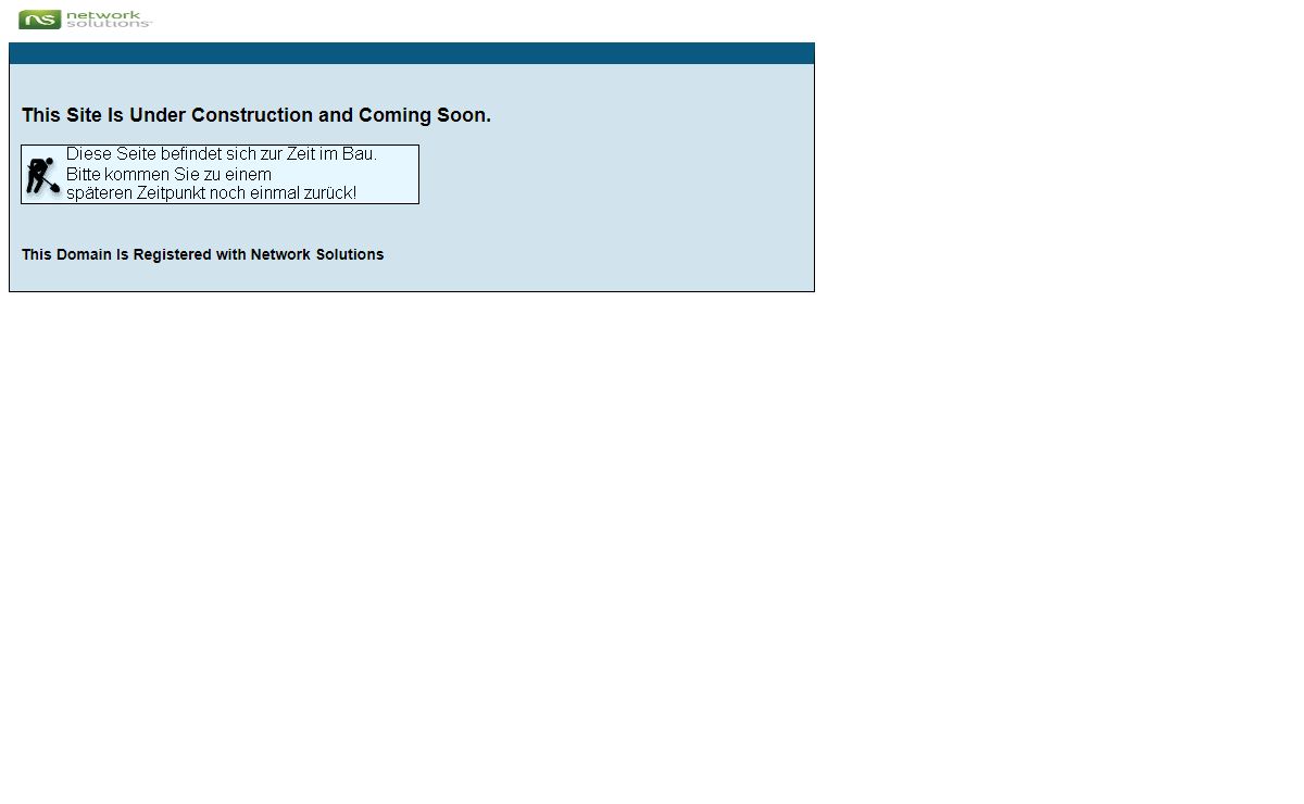 Web Page Under Construction