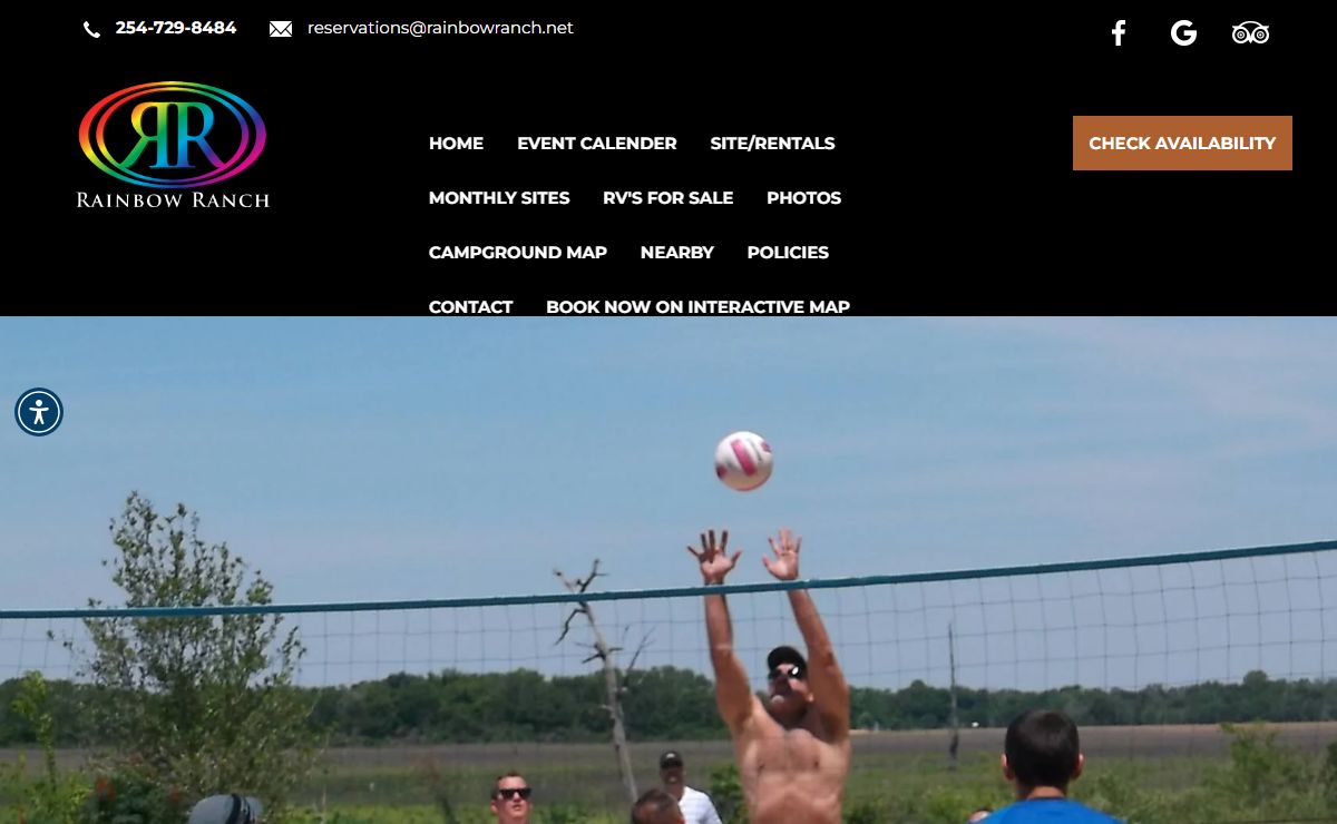 Rainbow Ranch LGBTQ+ Campground in Groesbeck, Texas