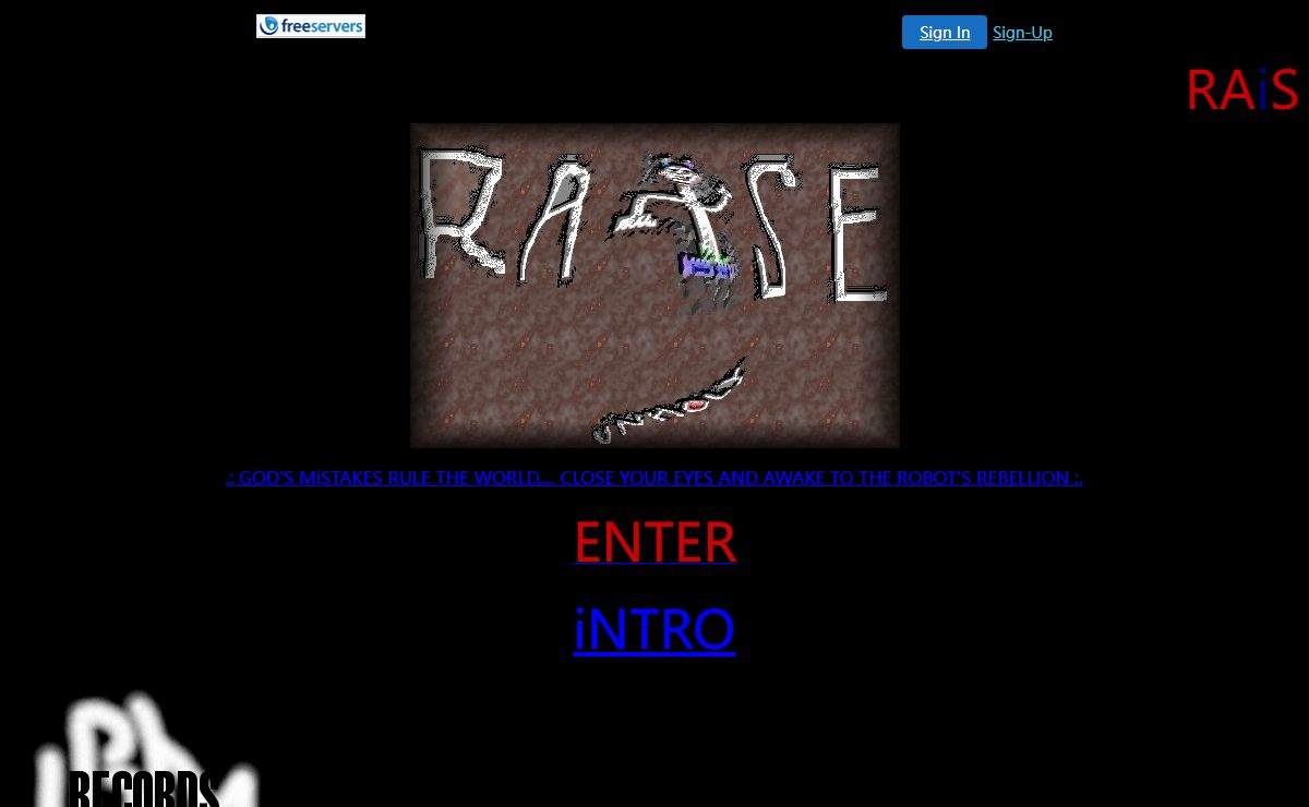 RAiSE OFFiCiAL SiTE