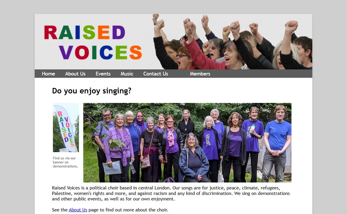 Raised Voices Choir