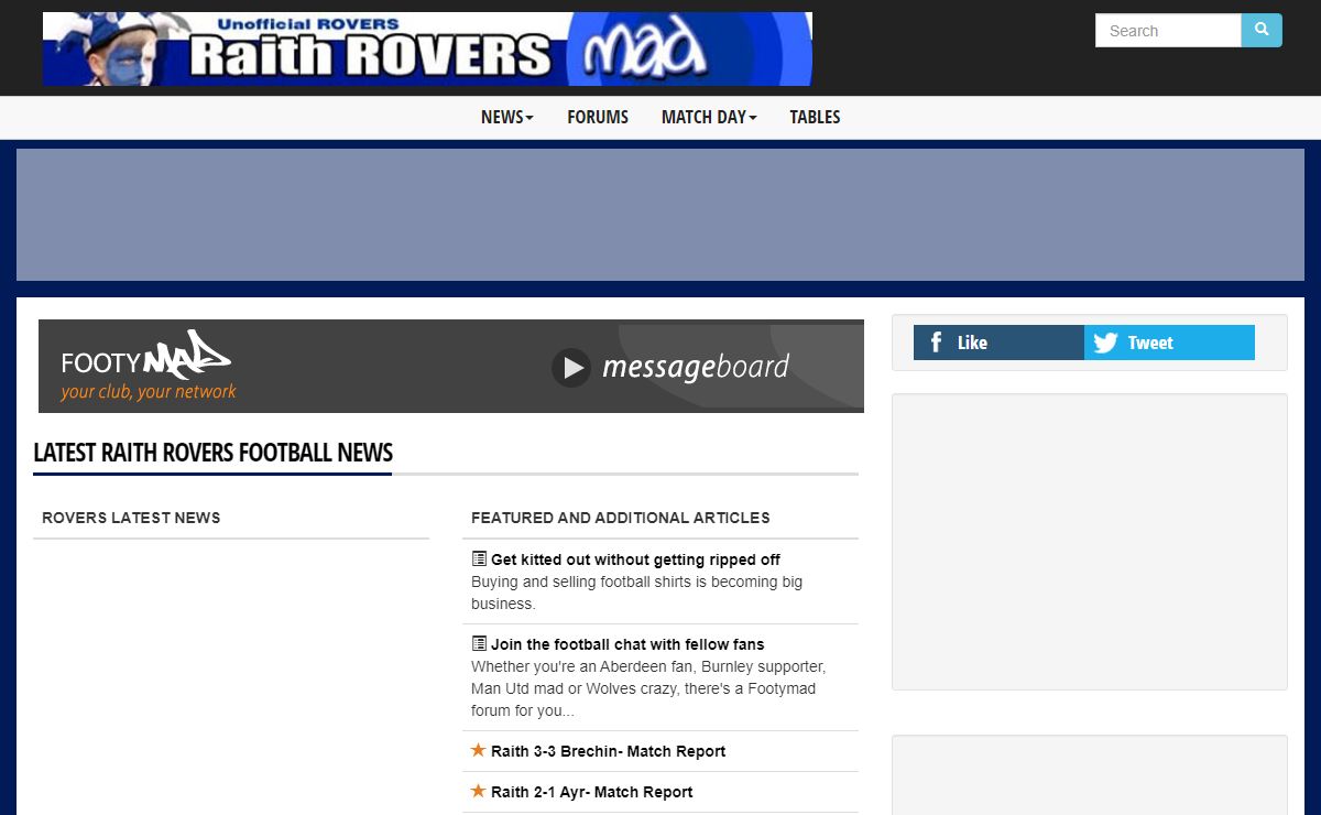 Raith Rovers News -