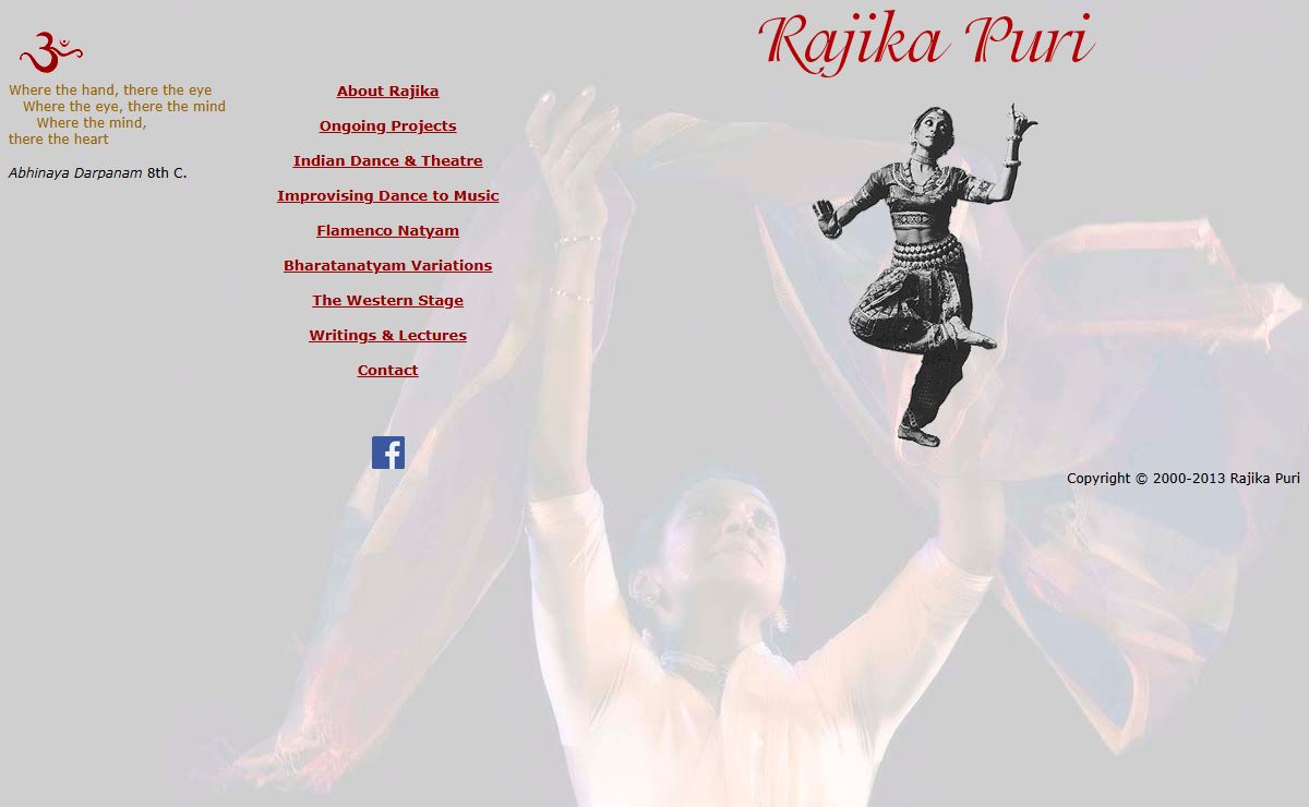 Rajika Puri - Home Page