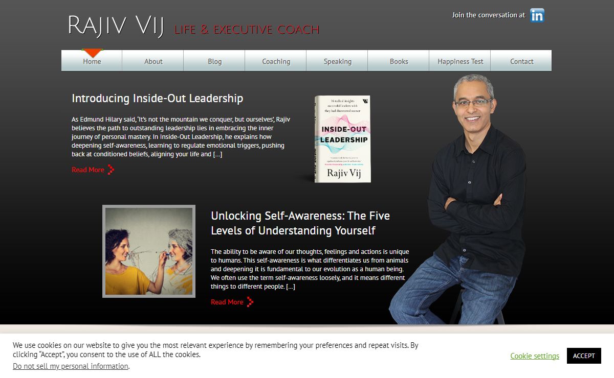 Rajiv Vij - Life & Executive Coach, Author, Speaker