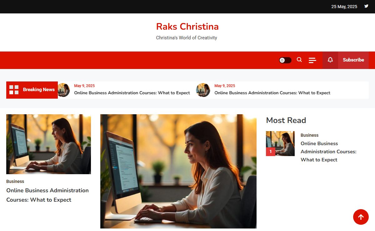 Raks Christina – Christina’s World of Creativity