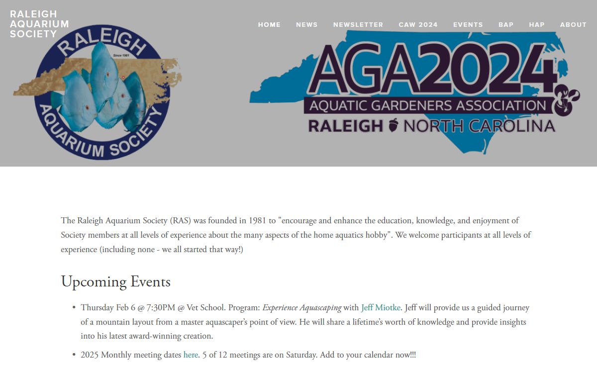 Raleigh Aquarium Society