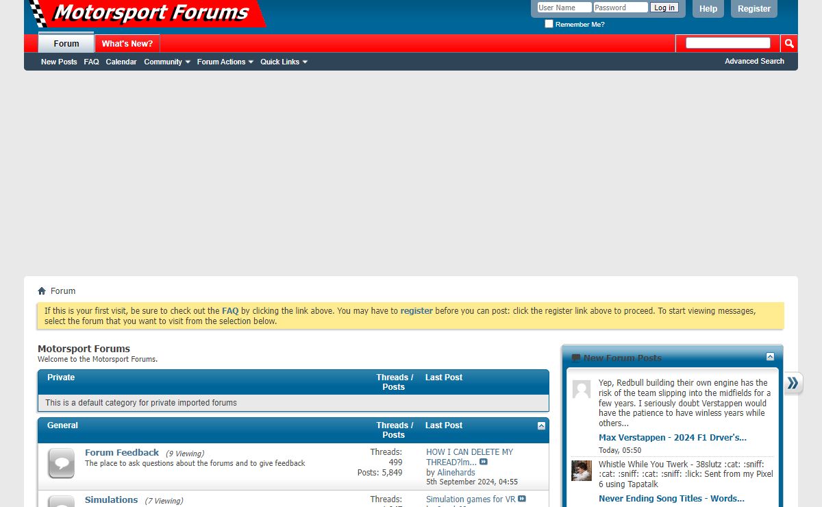 Motorsport Forums