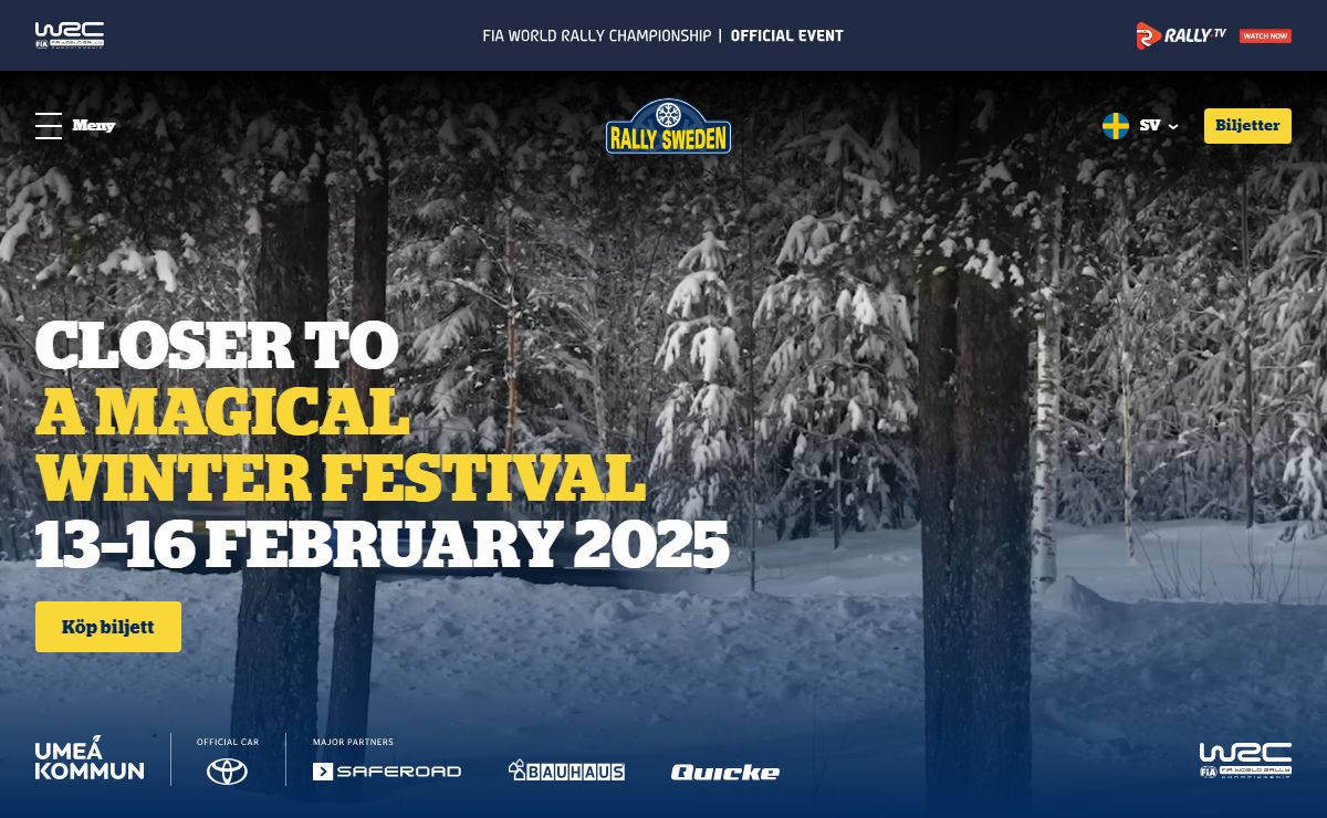 WRC Rally Sweden 2025