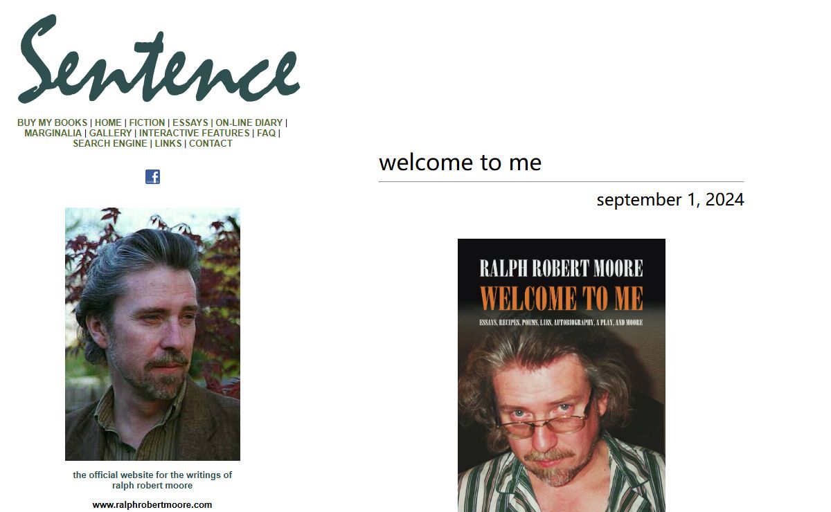 SENTENCE - The Fictions of Ralph Robert Moore